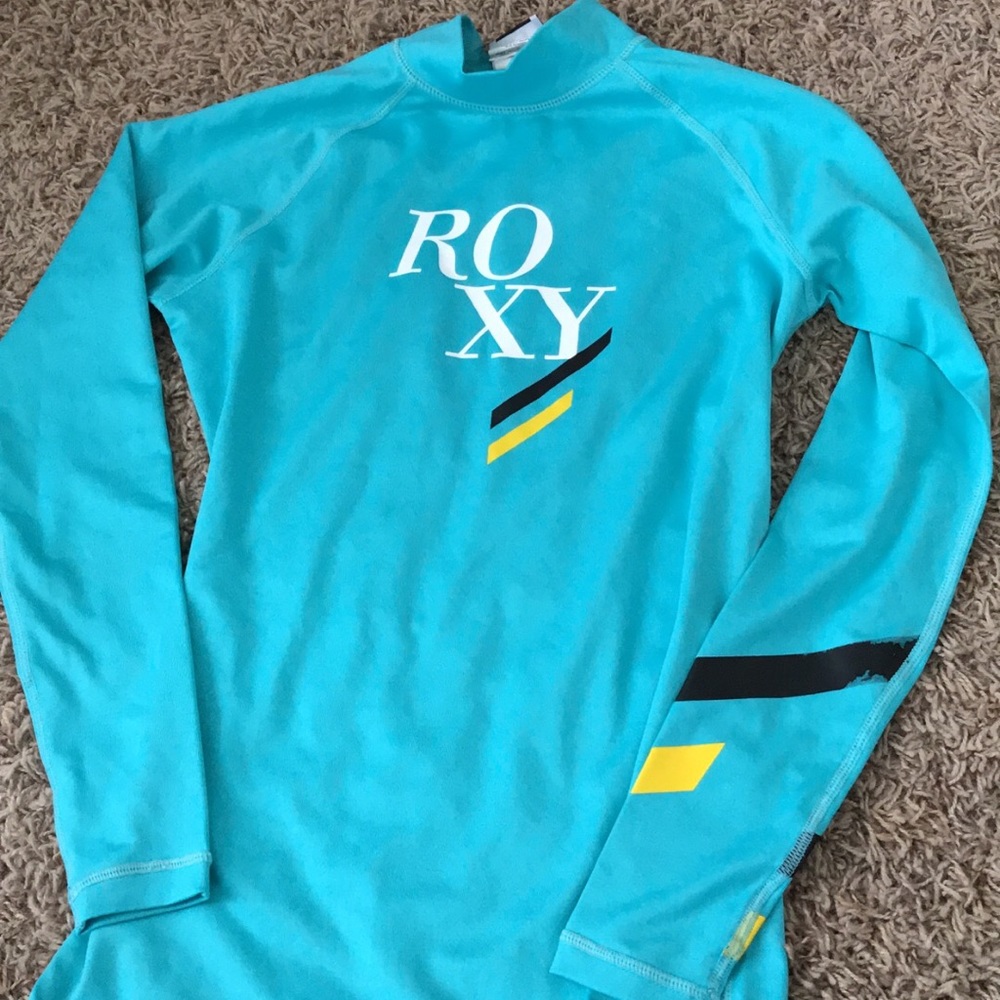 ROXY rash guard swim top